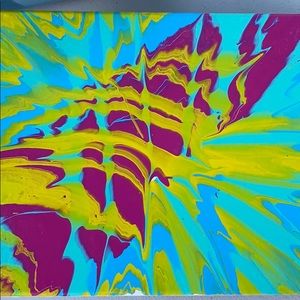 8x10 summer vibes spin art